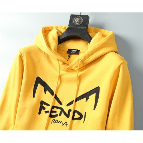 Replica Fendi Hoodies Long Sleeved For Men #756911 $44.00 USD for Wholesale
