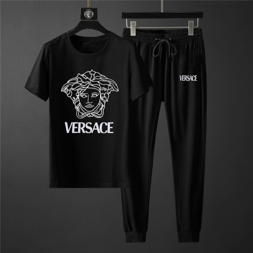 Versace Tracksuits Short Sleeved For Men #758692 $72.00 USD, Wholesale Replica Versace Tracksuits