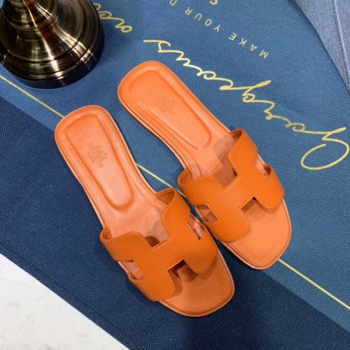 Replica Hermes Slippers For Women #761967 $53.00 USD for Wholesale