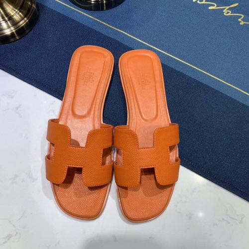 Replica Hermes Slippers For Women #761967 $53.00 USD for Wholesale