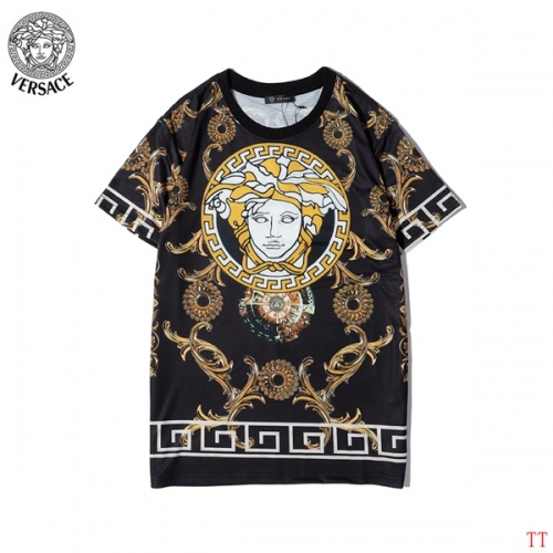 Versace T-Shirts Short Sleeved For Men #763153 $27.00 USD, Wholesale Replica Versace T-Shirts