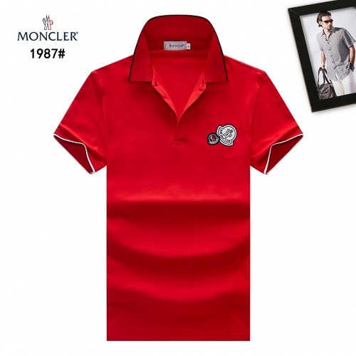 Moncler T-Shirts Short Sleeved For Men #764738 $29.00 USD, Wholesale Replica Moncler T-Shirts