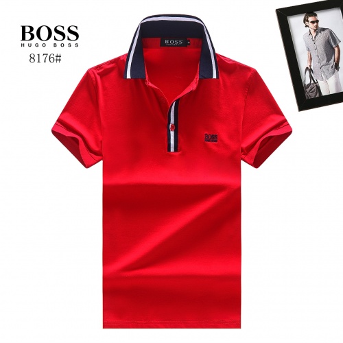 Boss T-Shirts Short Sleeved For Men #764758 $24.00 USD, Wholesale Replica Boss T-Shirts