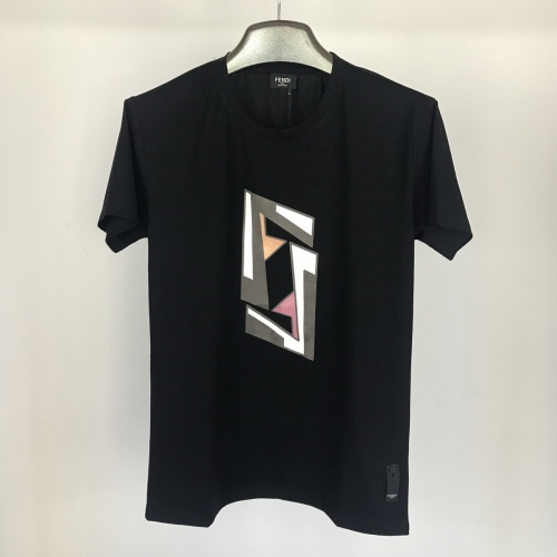 Fendi T-Shirts Short Sleeved For Men #764765 $25.00 USD, Wholesale Replica Fendi T-Shirts