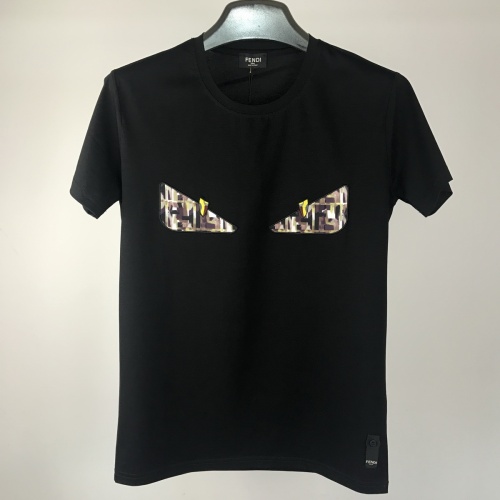 Fendi T-Shirts Short Sleeved For Men #764771 $25.00 USD, Wholesale Replica Fendi T-Shirts