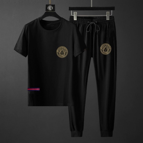 Versace Tracksuits Short Sleeved For Men #764813 $72.00 USD, Wholesale Replica Versace Tracksuits