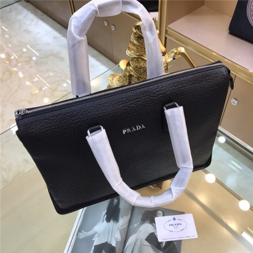 Replica Prada AAA Man Handbags #765329 $132.00 USD for Wholesale