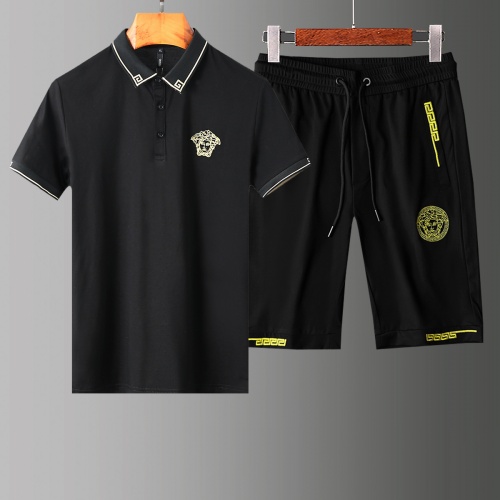 Versace Tracksuits Short Sleeved For Men #765369 $60.00 USD, Wholesale Replica Versace Tracksuits