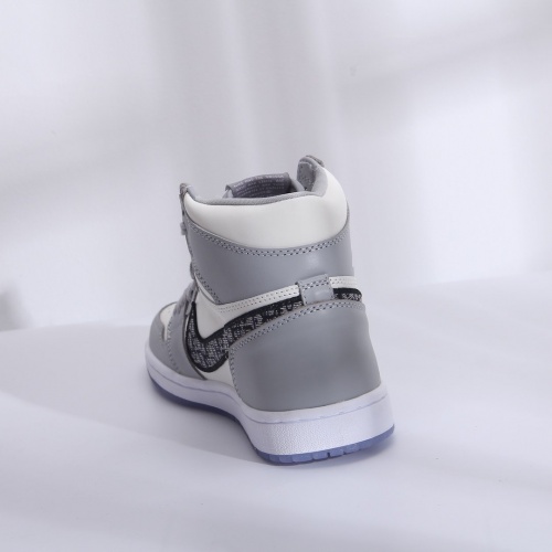 Replica Air Jordan 1 & Christian Dior High Tops Shoes For Men #766701 $130.00 USD for Wholesale