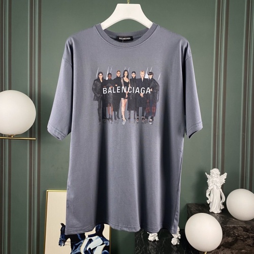 Balenciaga T-Shirts Short Sleeved For Men #766729 $28.00 USD, Wholesale Replica Balenciaga T-Shirts