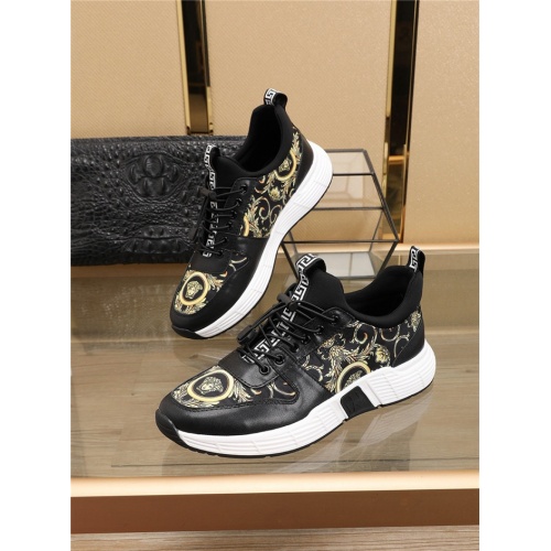 Versace Casual Shoes For Men #767125 $82.00 USD, Wholesale Replica Versace Shoes