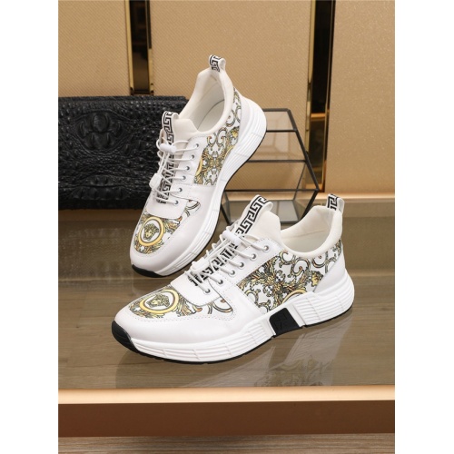 Versace Casual Shoes For Men #767126 $82.00 USD, Wholesale Replica Versace Shoes