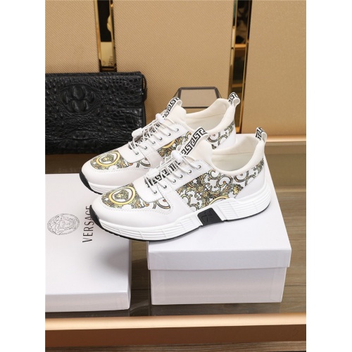 Replica Versace Casual Shoes For Men #767126 $82.00 USD for Wholesale
