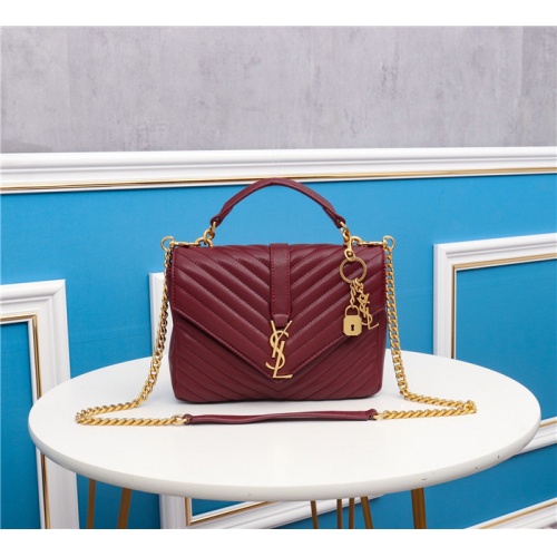 Yves Saint Laurent YSL AAA Quality Messenger Bags For Women #767253 $99.00 USD, Wholesale Replica Yves Saint Laurent YSL AAA Messenger Bags