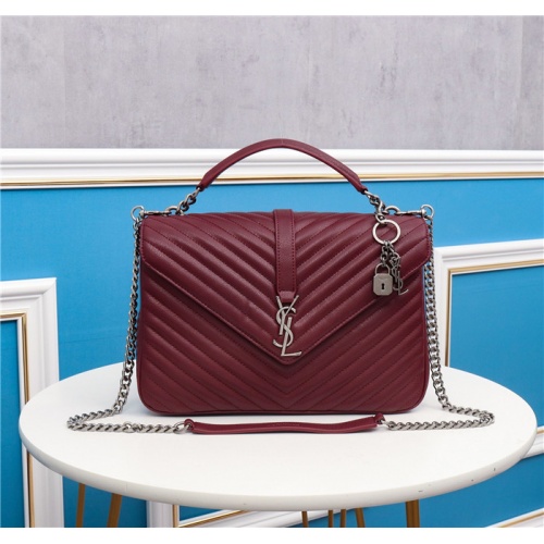 Yves Saint Laurent YSL AAA Quality Messenger Bags For Women #767262 $106.00 USD, Wholesale Replica Yves Saint Laurent YSL AAA Messenger Bags