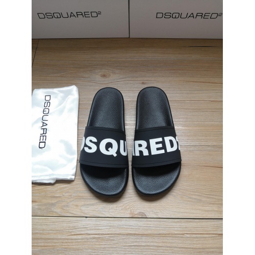 Replica Dsquared Slippers For Men #767444 $41.00 USD for Wholesale