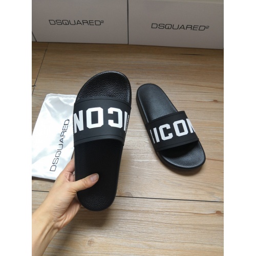 Replica Dsquared Slippers For Women #767451 $42.00 USD for Wholesale