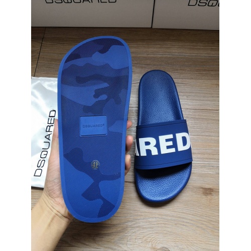 Replica Dsquared Slippers For Men #767453 $42.00 USD for Wholesale