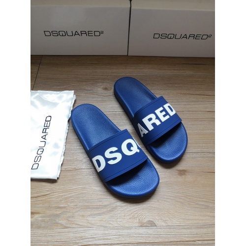 Dsquared Slippers For Women #767454 $41.00 USD, Wholesale Replica Dsquared Slippers