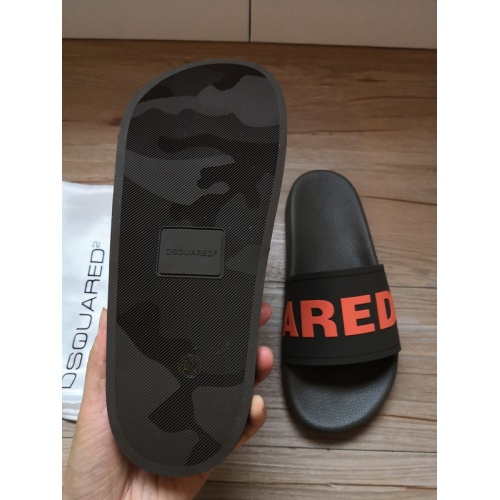 Replica Dsquared Slippers For Men #767458 $42.00 USD for Wholesale