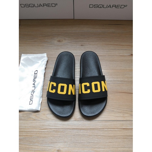 Replica Dsquared Slippers For Women #767466 $41.00 USD for Wholesale