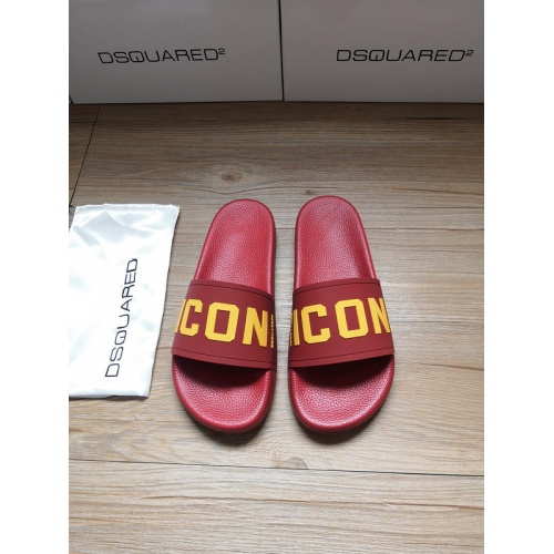 Replica Dsquared Slippers For Women #767472 $41.00 USD for Wholesale