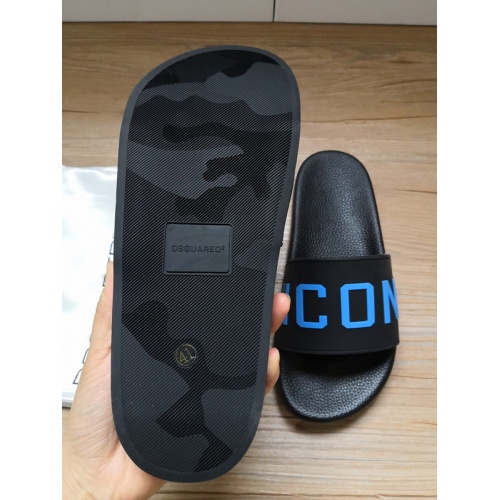 Replica Dsquared Slippers For Men #767474 $42.00 USD for Wholesale