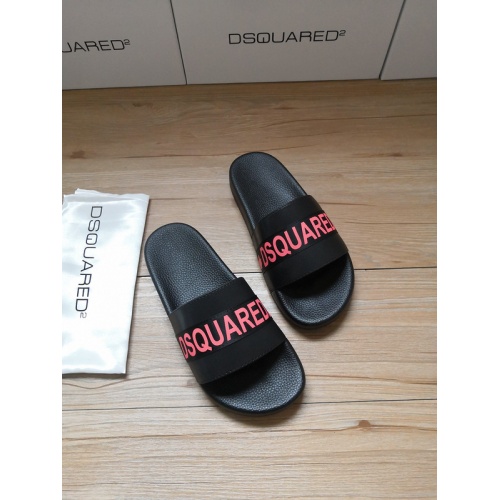Dsquared Slippers For Men #767482 $42.00 USD, Wholesale Replica Dsquared Slippers