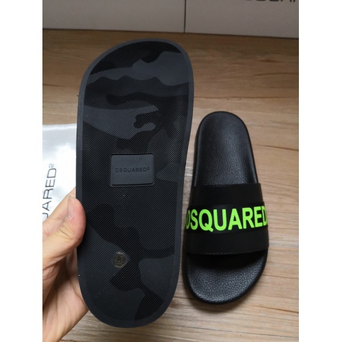 Replica Dsquared Slippers For Men #767486 $42.00 USD for Wholesale