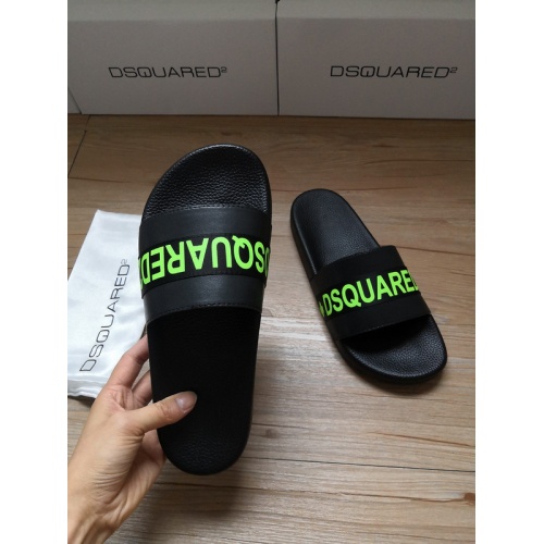 Replica Dsquared Slippers For Men #767486 $42.00 USD for Wholesale