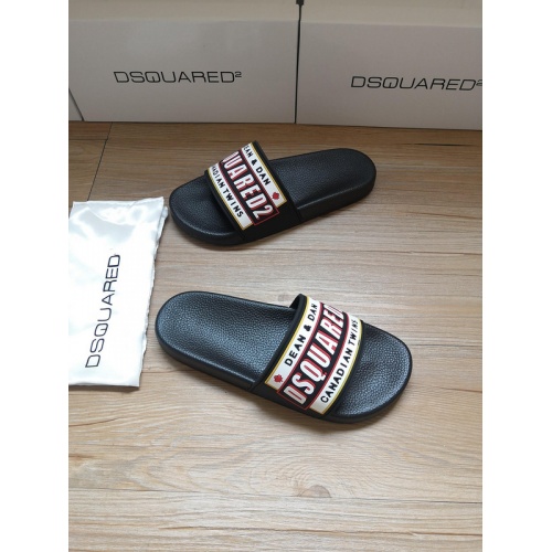 Replica Dsquared Slippers For Men #767488 $42.00 USD for Wholesale