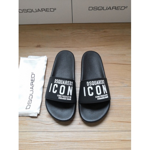 Dsquared Slippers For Women #767491 $41.00 USD, Wholesale Replica Dsquared Slippers
