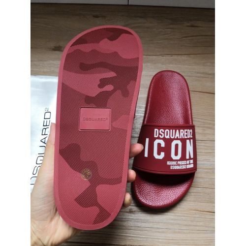 Replica Dsquared Slippers For Men #767492 $42.00 USD for Wholesale