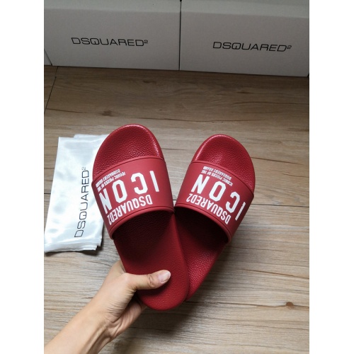 Replica Dsquared Slippers For Men #767492 $42.00 USD for Wholesale