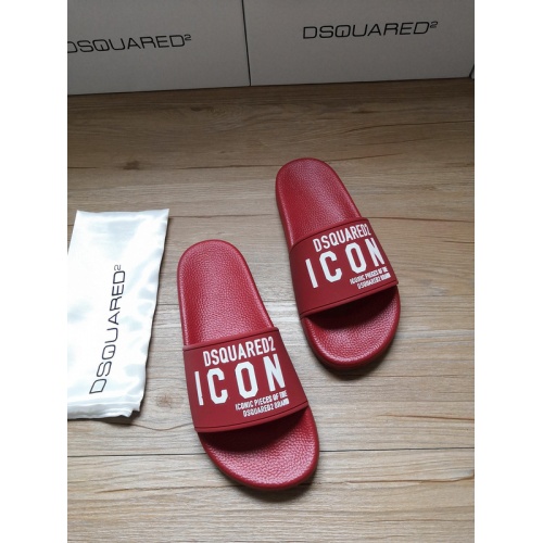 Replica Dsquared Slippers For Women #767493 $41.00 USD for Wholesale
