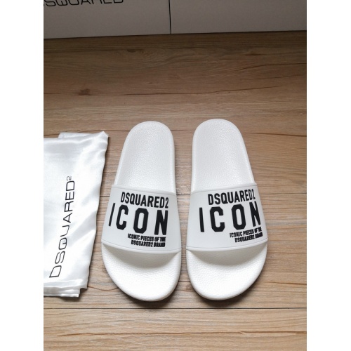 Dsquared Slippers For Women #767495 $41.00 USD, Wholesale Replica Dsquared Slippers