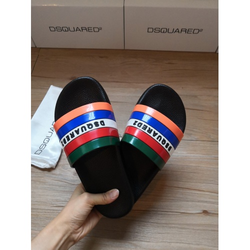 Replica Dsquared Slippers For Men #767496 $42.00 USD for Wholesale