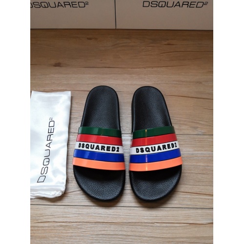 Dsquared Slippers For Women #767497 $41.00 USD, Wholesale Replica Dsquared Slippers