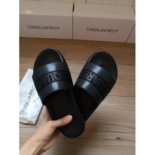 Replica Dsquared Slippers For Men #767500 $42.00 USD for Wholesale
