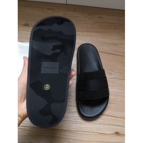 Replica Dsquared Slippers For Men #767500 $42.00 USD for Wholesale