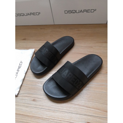 Replica Dsquared Slippers For Men #767500 $42.00 USD for Wholesale