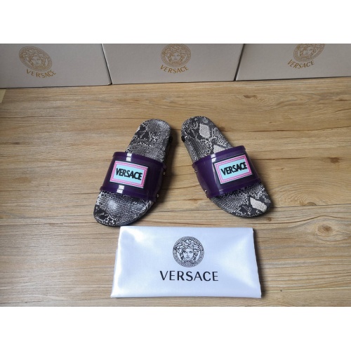 Replica Versace Slippers For Men #767504 $45.00 USD for Wholesale