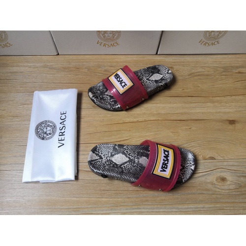 Replica Versace Slippers For Men #767508 $45.00 USD for Wholesale
