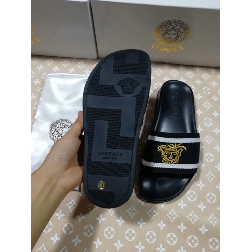 Replica Versace Slippers For Men #767516 $43.00 USD for Wholesale