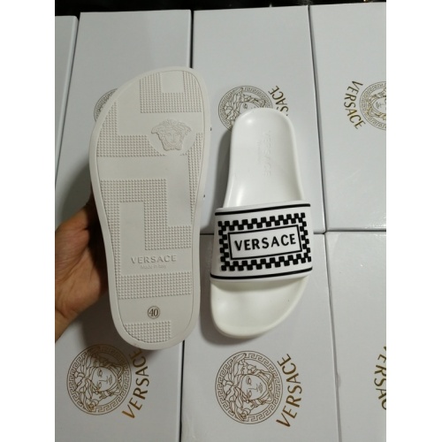 Replica Versace Slippers For Men #767520 $43.00 USD for Wholesale