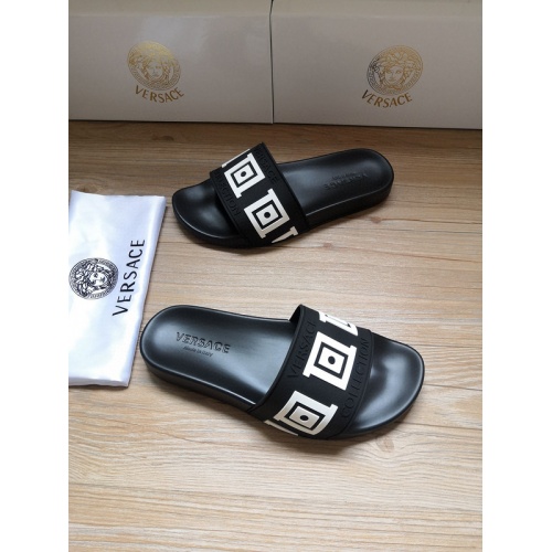 Replica Versace Slippers For Men #767524 $43.00 USD for Wholesale