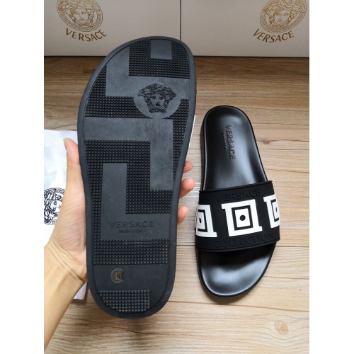 Replica Versace Slippers For Men #767524 $43.00 USD for Wholesale
