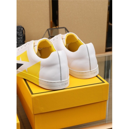 Replica Fendi Casual Shoes For Men #767818 $92.00 USD for Wholesale