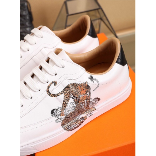 Replica Hermes Casual Shoes For Men #768645 $92.00 USD for Wholesale