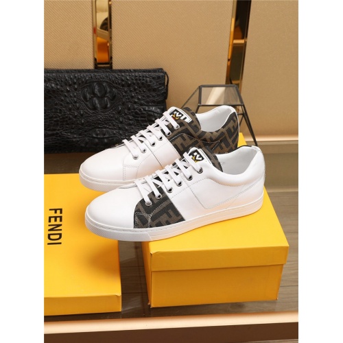 Replica Fendi Casual Shoes For Men #768836 $82.00 USD for Wholesale